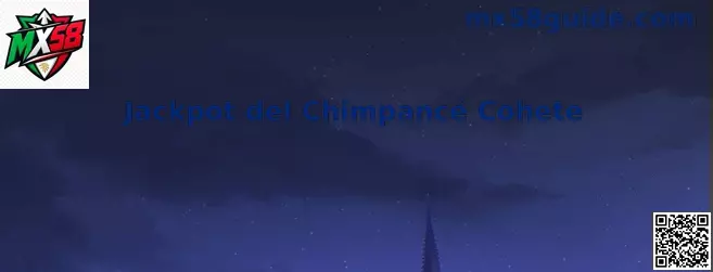 Imagen central de Jackpot del Chimpancé Cohete con nave espacial y astrochimpancés